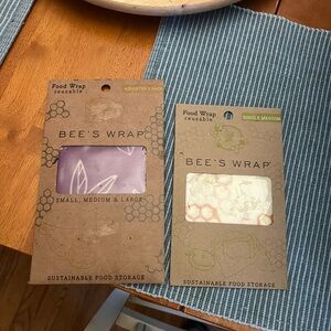 Bee’s Wrap. Sustainable food storage (2 packs)